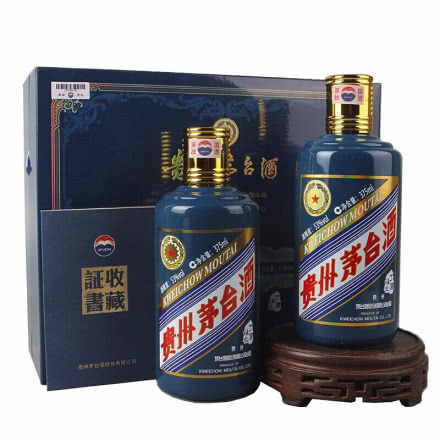 53°贵州茅台酒（丁酉鸡年礼盒）375ml（一盒2瓶）