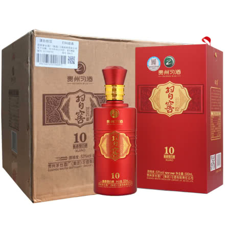 53°贵州茅台集团 习窖10 500ml（6瓶装）