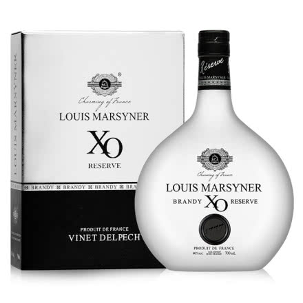 40°法国原瓶原装进口正品白兰地 路易马西尼xo洋酒珍藏版礼盒装 700ml