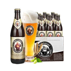 德国风味啤酒范佳乐（原教士）小麦白啤酒450ml（24瓶）