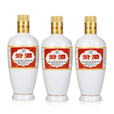 汾酒53°出口瓷瓶 汾清香型国产粮食白酒250ml 3瓶装