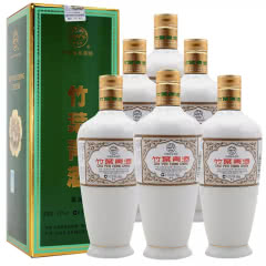 老酒 45°牧童盒装瓷瓶竹叶青酒500ml（6瓶装）2012年