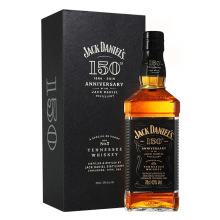 43°杰克丹尼150周年纪念版美国调配型威士忌700ml