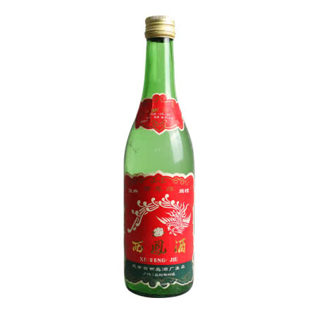 60度西凤酒 经典老西凤绿瓶 陈年老酒 收藏酒 单瓶装1985-1989年生产