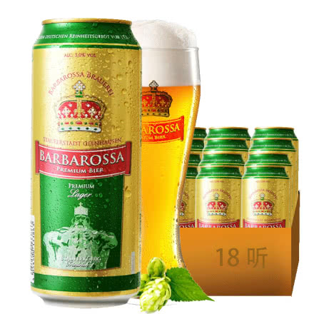 德国进口啤酒凯尔特人拉格啤酒黄啤酒500ml（18听装）