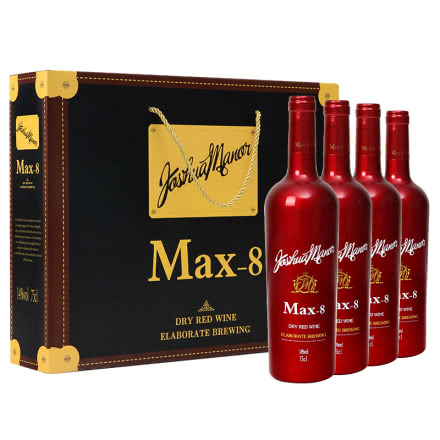 乔睿庄园 澳洲海外进口乔睿max-8干红葡萄酒14度 750ml礼盒自饮套装
