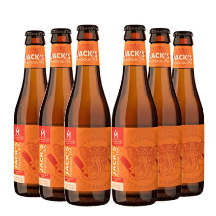 比利时进口精酿啤酒火枪手游吟诗人珍贵IPA精酿啤酒330ml（6瓶装）