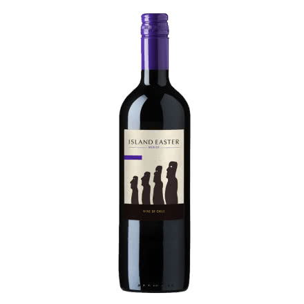 智利干露复活节岛梅洛半干型红葡萄酒 750ml