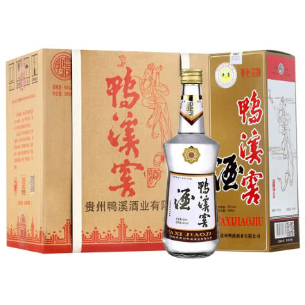 54°贵州 鸭溪窖酒 玻璃瓶 浓香型白酒 500ml*6瓶 整箱