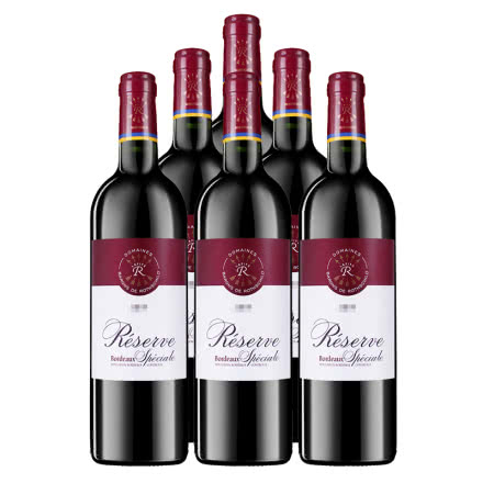 法国拉菲罗斯柴尔德珍藏波尔多法定产区红葡萄酒750ml*6