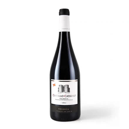 西班牙原瓶进口 凯道城堡橡木桶陈酿12个月干红葡萄酒2015年份750ml(单支）珍酿红酒
