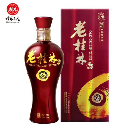 45度6年老桂林米香型白酒代表桂林三花酒 500ML