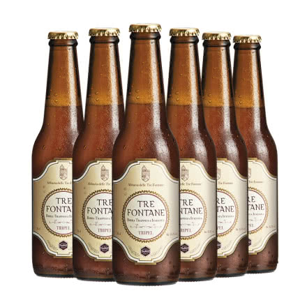 意大利进口三泉修道士三料精酿瓶装啤酒330ml(六连包）