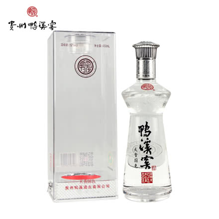 52°贵州鸭溪窖 天香国色 450ml 浓香型白酒 单瓶装