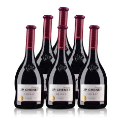 法国整箱红酒香奈西拉干红葡萄酒750ml（6瓶装）