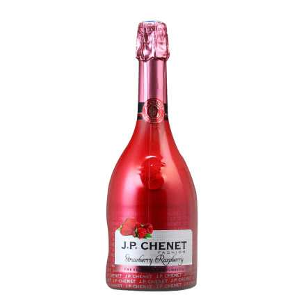 法国进口香奈J.P. CHENET冰爽桃红Rose高起泡酒白葡萄草莓覆盆子起泡酒700ml