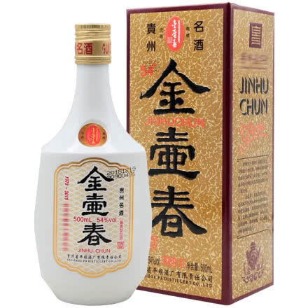 54°金壶春酒 酱香型白酒500ml（2018年）
