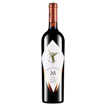 蒙特斯montes天使干红葡萄酒智利原瓶原装进口红酒蒙特斯天使欧法M单支装750ml