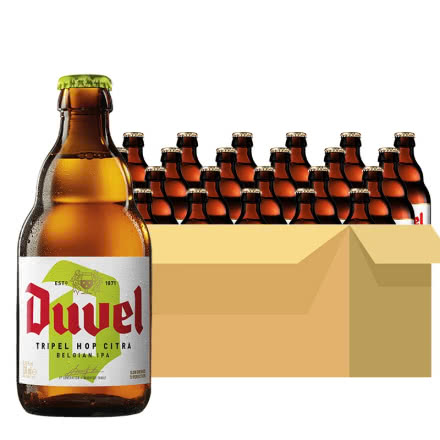 进口啤酒 比利时督威三花 Duveltripel hop 330ml*24瓶