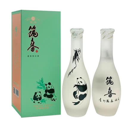 筑春熊猫酒53度500ml酱香型手工盒磨砂瓶白酒 500ml