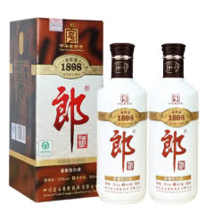 53°郎酒老郎酒1898酱香型白酒53度500ml（2瓶装）2012年