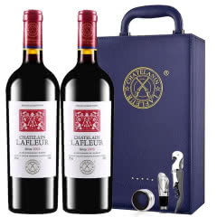 拉斐庄园特藏2003原酒进口干红葡萄酒两支礼盒装 750ml*2瓶蓝色礼盒