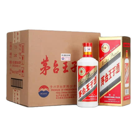 老酒 53º茅台王子酒 酱香型 500ml (6瓶装)2016年