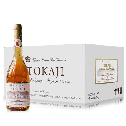 托卡伊(Tokaji) 5娄贵腐甜白葡萄酒 500ml*6瓶