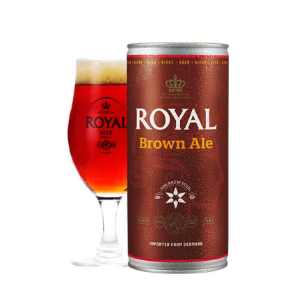 皇家（Royal）丹麦进口棕啤酒 1L(12罐装)