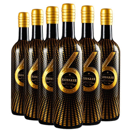 14°法国原瓶进口红酒 凯蒂格勒G6封蜡帽干红葡萄酒整箱750ml（6瓶装）